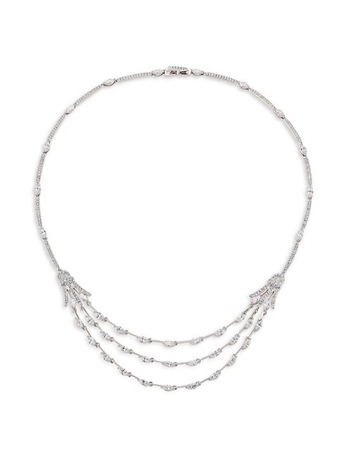 Adriana Orsini - Daphne All-Around Pavé Frontal Necklace