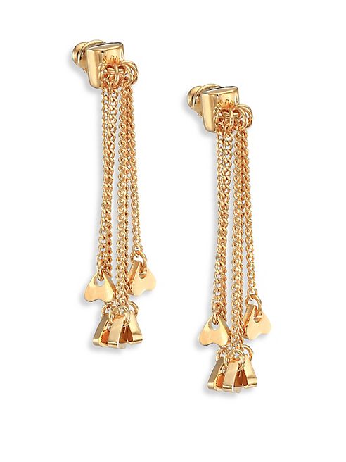 Chloé - Meg Heart Fringe Earrings