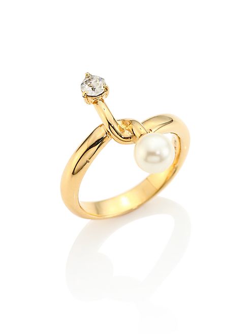 Chloé - Monroe Faux Pearl & Crystal Ring