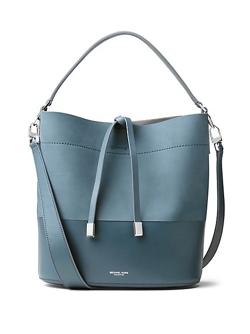 Michael Kors Collection - Miranda Medium Leather Bucket Bag