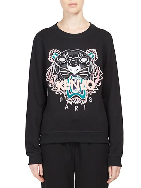 KENZO - Embroidered Tiger Icon Sweatshirt