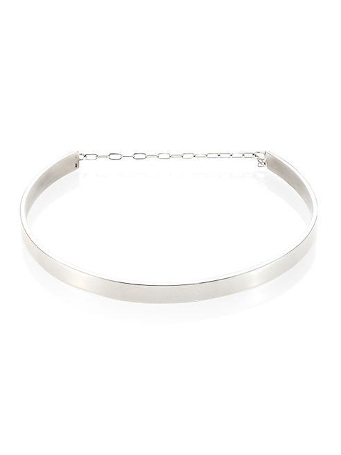 Jennifer Zeuner Jewelry - Kerry Sterling Silver Choker