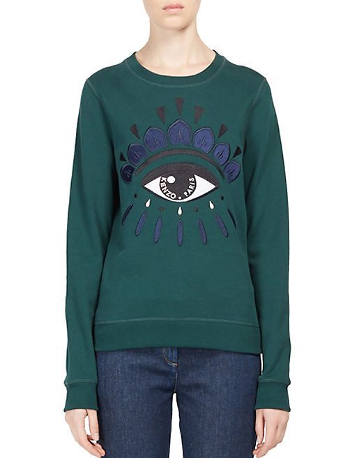 KENZO - Embroidered Eye Icon Sweatshirt