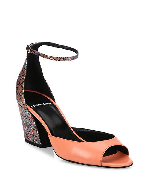 Pierre Hardy - Calamity Printed Leather Ankle-Strap Sandals