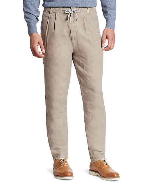 Brunello Cucinelli - Pleated Leisure Fit Trousers