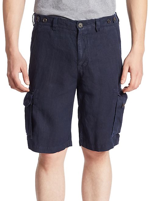 Brunello Cucinelli - Linen Cargo Shorts