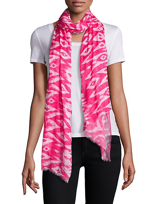 Bindya - Ikat-Print Modal Scarf