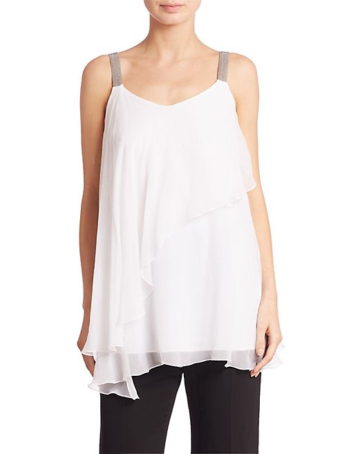 Brunello Cucinelli - Silk Chiffon Layered Top