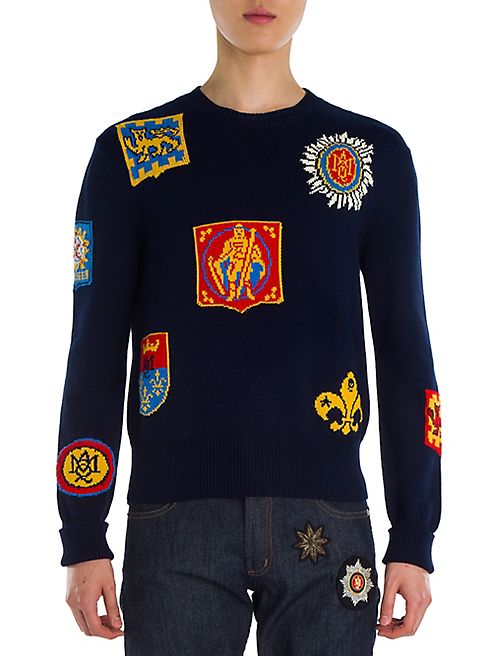 Alexander McQueen - Jacquard Badge Sweater