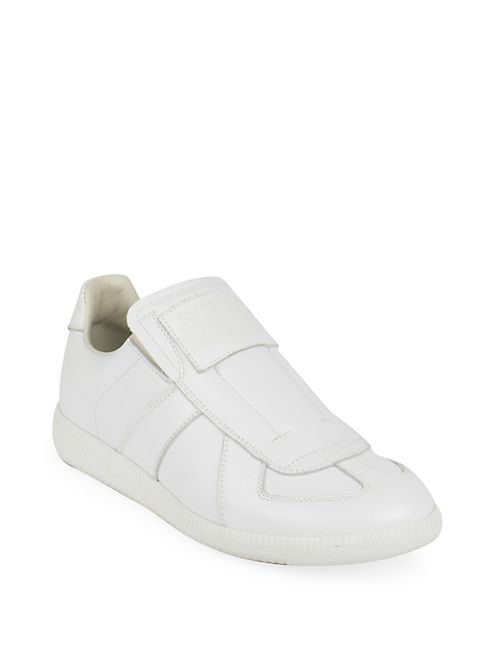 Maison Margiela - Leather & Suede Slip-On Sneakers