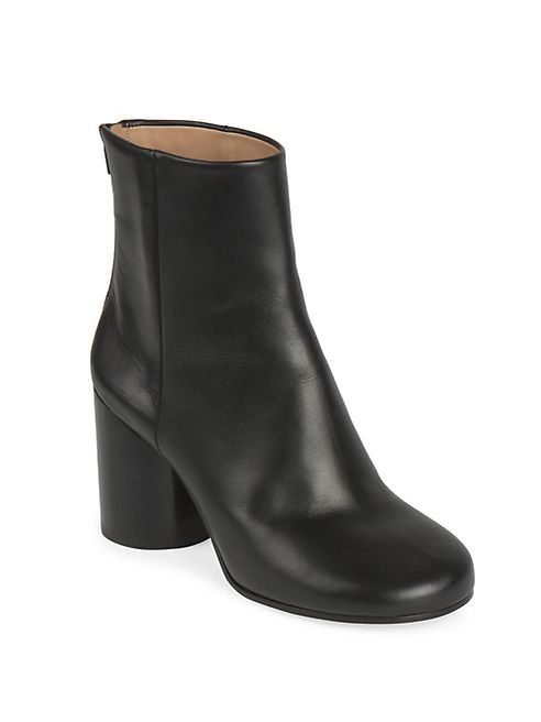 Maison Margiela - Barrel-Heel Leather Booties