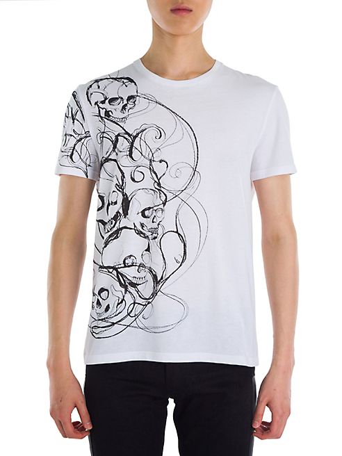 Alexander McQueen - 3D Skull Printed Tee