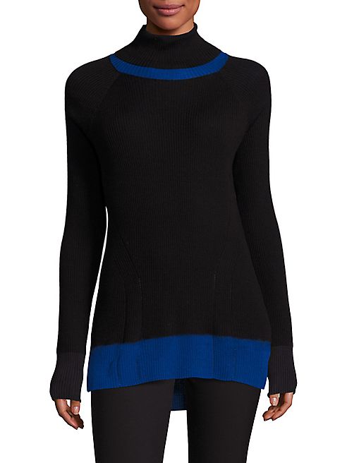 Rag & Bone - Lynette Contrast Trim Turtleneck Tunic