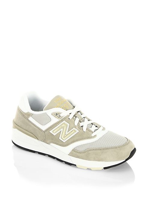 New Balance - Suede and Leather Sneakers