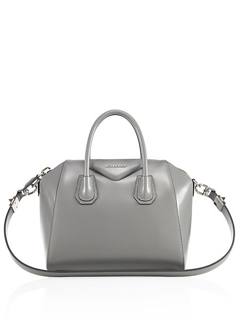 Givenchy - Antigona Small Glazed Leather Satchel