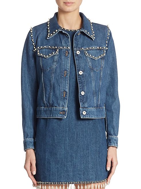 Miu Miu - Embellished Denim Jacket