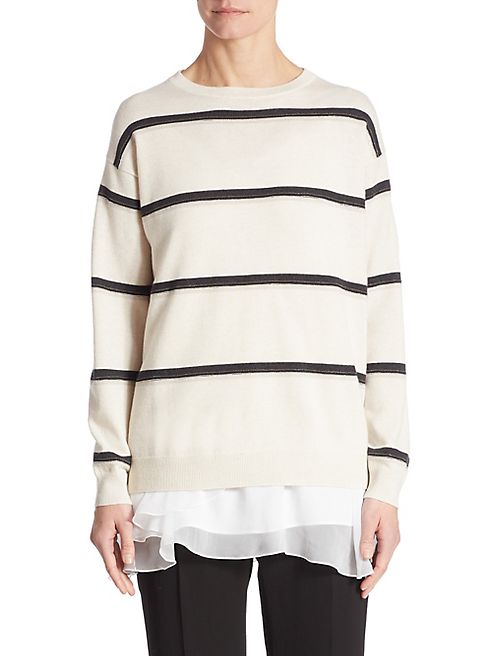 Brunello Cucinelli - Striped Cashmere Sweater