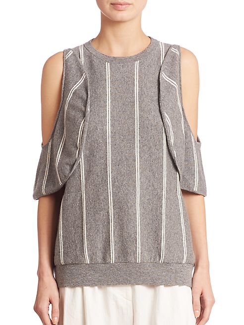 Brunello Cucinelli - Cold Shoulder Top