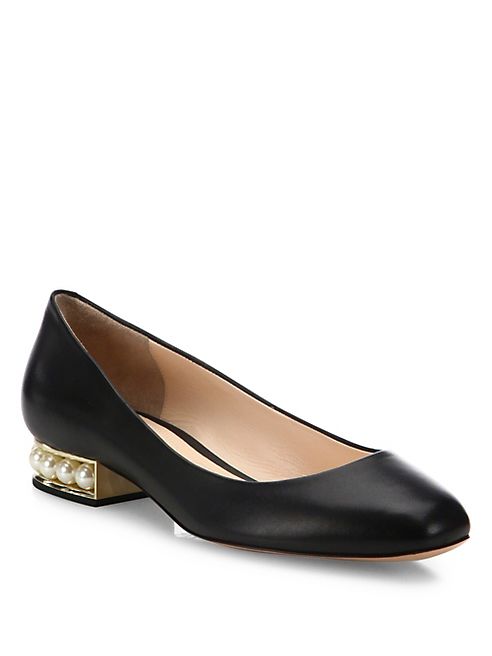 Nicholas Kirkwood - Casati Pearly Leather Ballet Flats