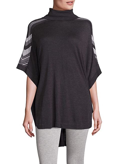 Splendid - Turtleneck Hi-Lo Poncho