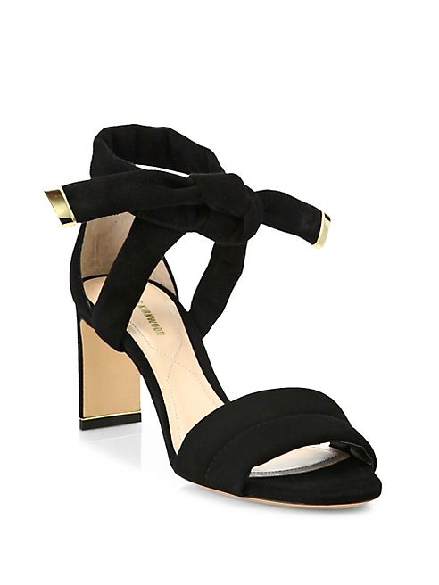 Nicholas Kirkwood - Ziggy Suede Ankle-Tie Sandals