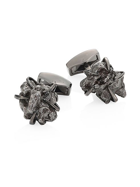 Tateossian - Campo Del Cielo Rhodium-Plated Cuff Links