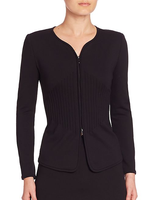 Armani Collezioni - Milano Jersey Zipped Jacket