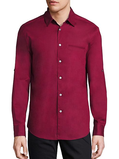 John Varvatos - Slim Fit Cotton Shirt