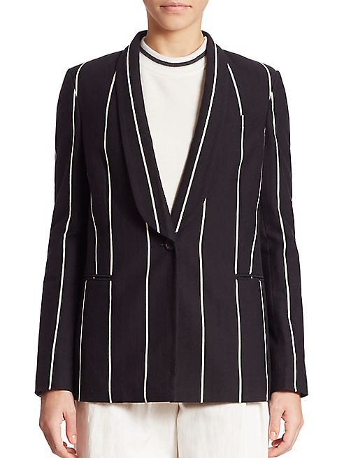 Brunello Cucinelli - Cotton Striped Jacket