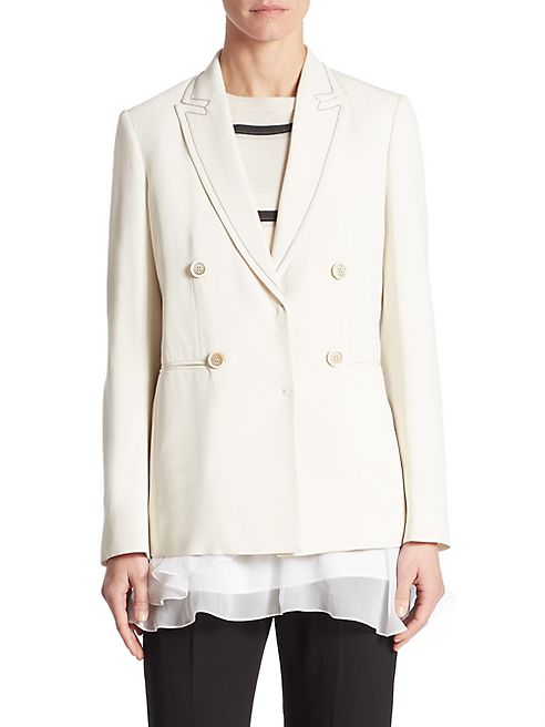 Brunello Cucinelli - Techno Silk Crepe Blazer