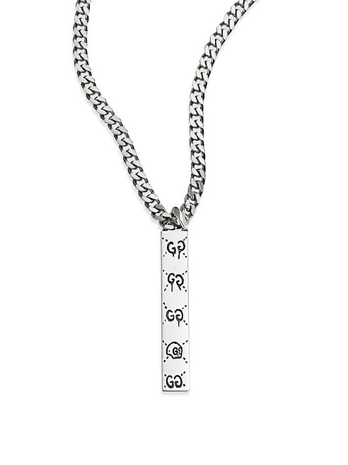 Gucci - Ghost Sterling Silver Pendant Necklace