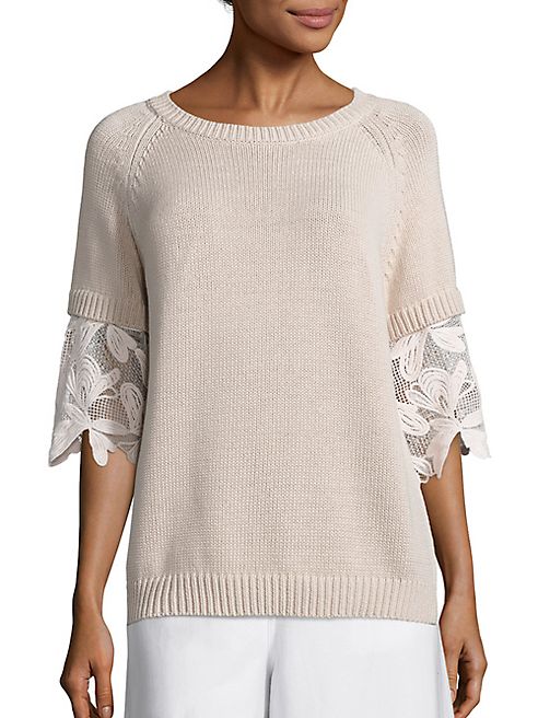 See by Chloé - Knit & Lace Pullover