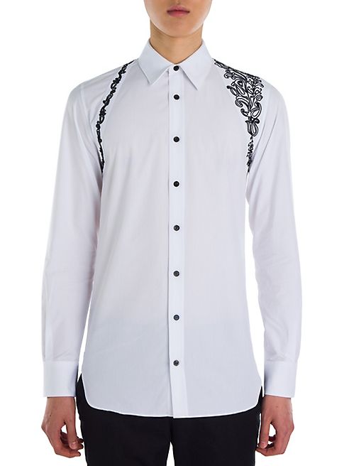 Alexander McQueen - Embroidered Harness Shirt