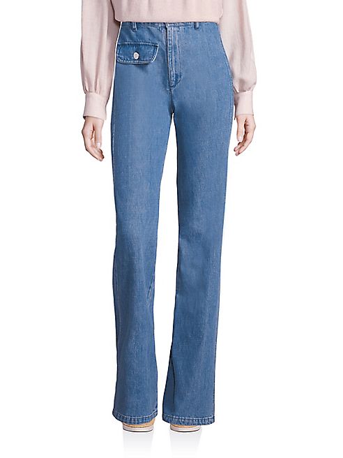 See by Chloé - High-Waist Flared Jeans