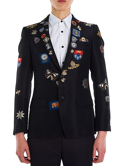 Alexander McQueen - Engineered Badge Jacket