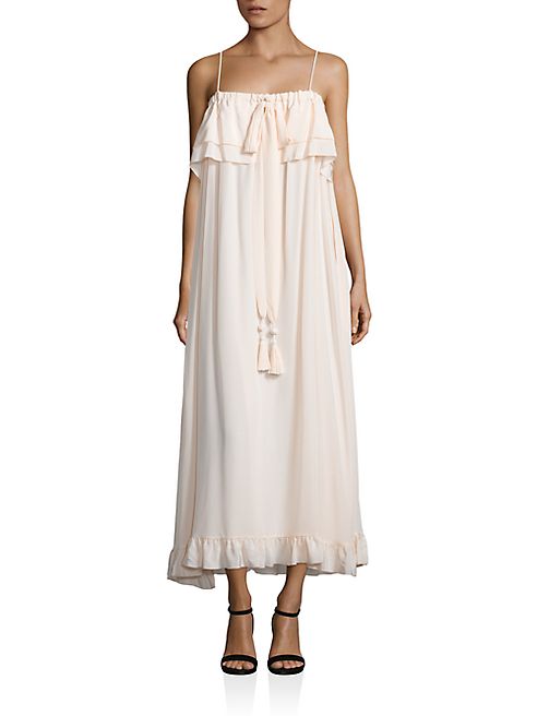 See by Chloé - Ruffled Silk Maxi Dress