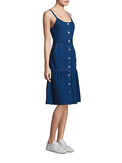 SUNO - A-Line Denim Dress