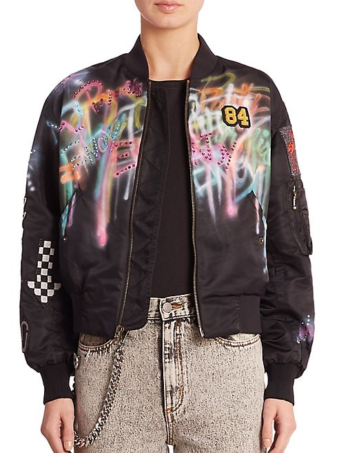 Marc Jacobs - Spray Paint Bomber Jacket