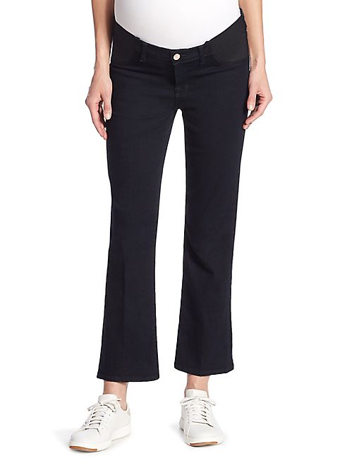 J Brand Maternity - Mama J Selena Cropped Bootcut Maternity Jeans