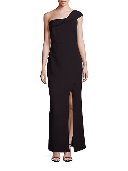 Laundry by Shelli Segal - One-Shoulder Crepe Gown