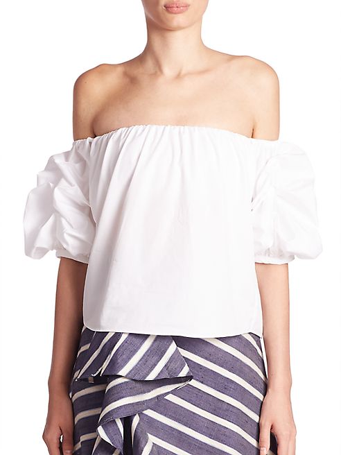 Johanna Ortiz - Tulum Off-The-Shoulder Top