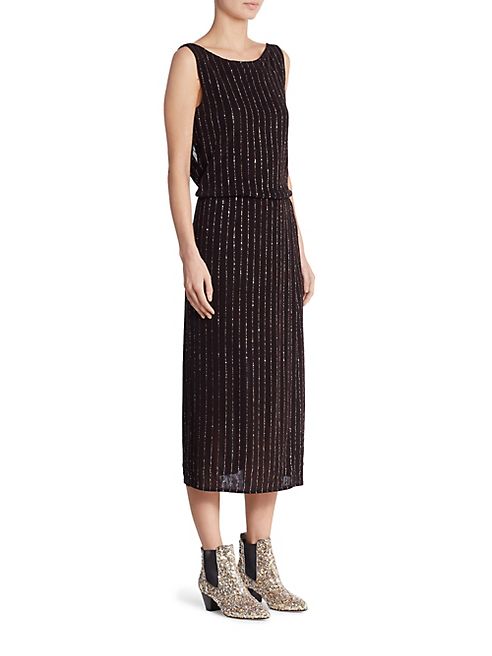 Marc Jacobs - Glitter Pinstripe Dress