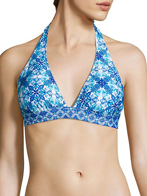 La Blanca Swim - Banded Halter Bikini Top