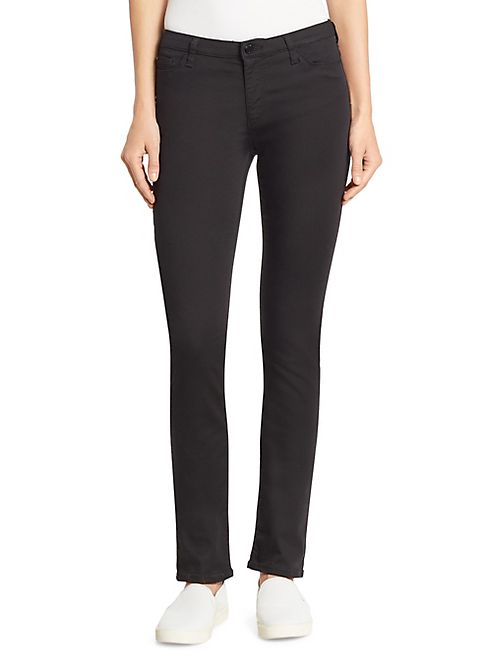 Armani Collezioni - High Rise Straight Stretch Skinny Jeans