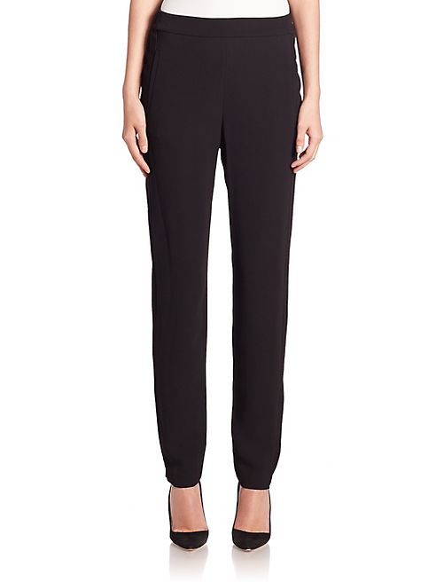 Armani Collezioni - Armani Jeans Crepe Straight-Leg Pants