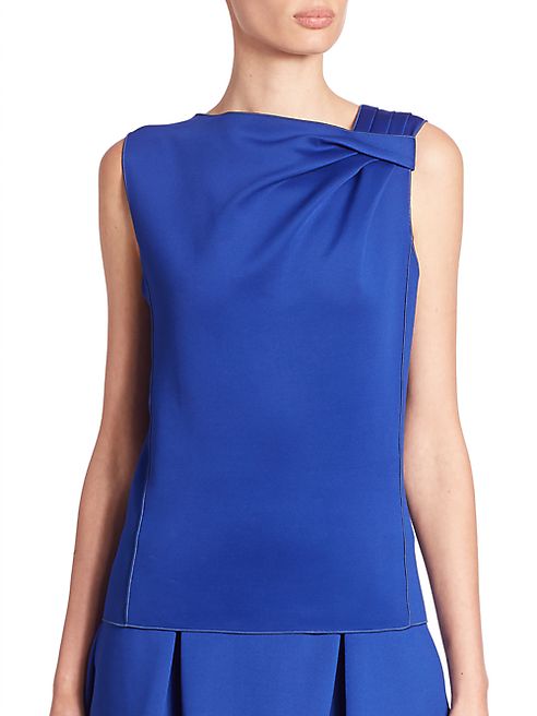 Armani Collezioni - Armani Jeans Asymmetric Pleated Top