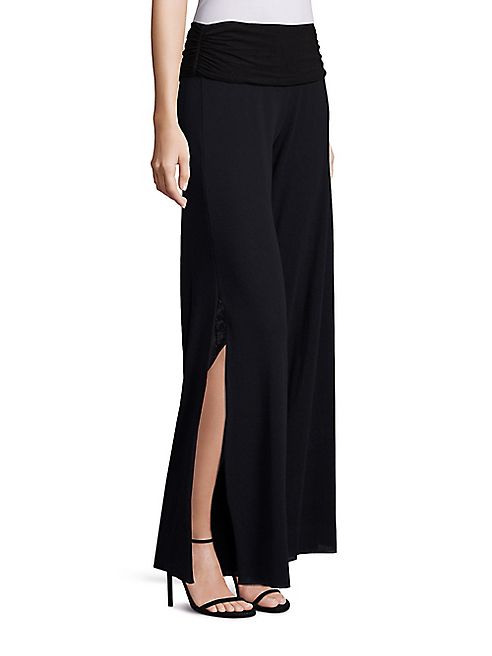 Fuzzi - Side Slit Palazzo Pants