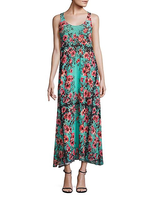 Fuzzi - Vintage Floral Patch Reversible Dress