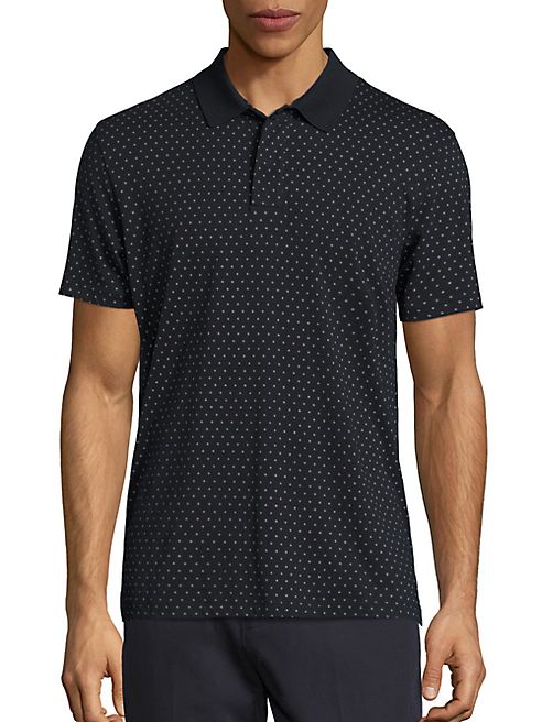 Vince - Polka Dot Printed Polo