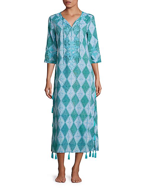 Roberta Roller Rabbit - Punta Embroidered Long Dress